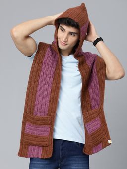 Magic Needles - Men Hooded And Pocket Scarf