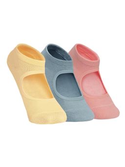 Mint & Oak - Yoga And Pilates Non-Slip Socks For Women (Pack Of 3)