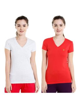 Bodycare - Bodyactive Pack Of 2 Women'S Tshirt - Multi-Color