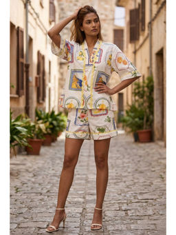 BOHO-CHIC By Sukriti Jain - Yellow The Capri Co-ords Set