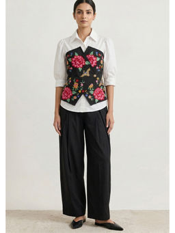 BOHO-CHIC By Sukriti Jain - Black Spring Bloom Co-ords Set