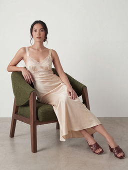DaKauz - Beige Kensington Slip Dress