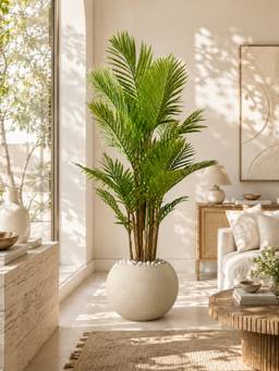 Mason Home - Artificial Areca Bamboo Palm - 5 Feet (With Pot)