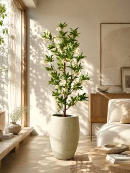 Mason Home - Artificial Blueberry Ash Tree (6 Feet) (Without Pot)