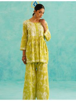 SAAYA THE LABEL - Ehsaas Green Co-Ord Set