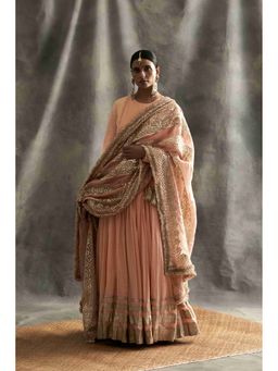ITRH - Ulfat Peach Angrakha with Churidar and Dupatta