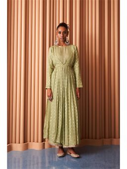 Rishi & Vibhuti - Sage Lake Green Kurta with Pant