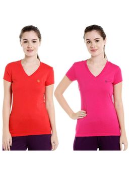 Bodycare - Bodyactive Pack Of 2 Women'S Tshirt - Multi-Color