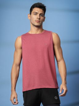 CHKOKKO - Pink Men Cotton Gym Tank Tops