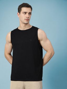 CHKOKKO - Black Men Gym Tank Tops Black