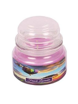 Premsons - French Lavender Luxury Scented Glass Jar Candle - 30 Hours Burn Time