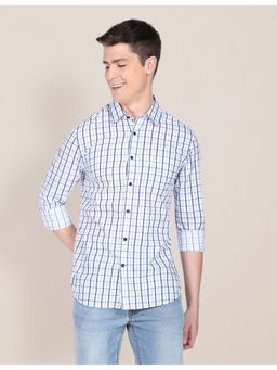 U.S. POLO ASSN. - Grid Tattersall Oxford Shirt