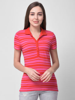 WOODLAND - T-Shirt Redfuschia