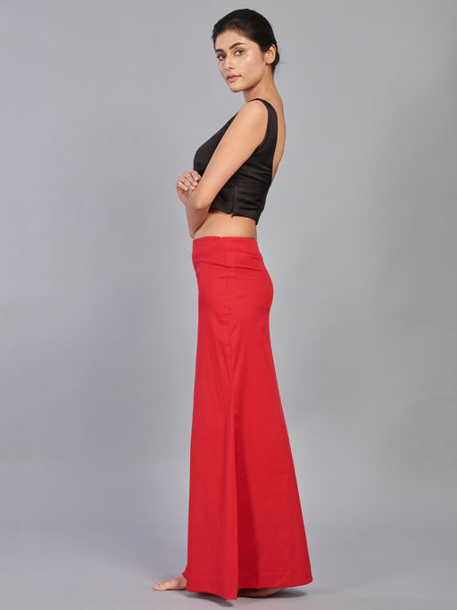 Buy I AM BY DOLLYJAIN Cotton Lycra D'coat Red Online