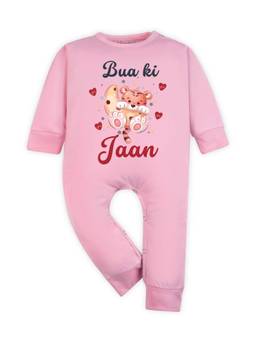 Arvesa - Bua Ki Jaan Printed Romper Pink