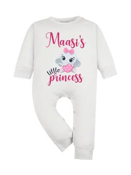 Arvesa - Maasi Little Prince Printed Romper White