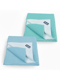 Hopop - Baby Quick Dry Sheet Bed Protector Sheet (Pack Of 2)