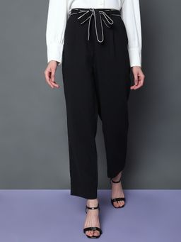 VERO MODA - Women Solid Black Pant
