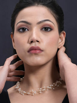 Designbox - Multi Layered Pearl Necklace