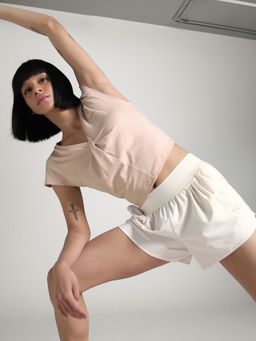 Puma - Move Cloudspun Twist Women Pink Training T-Shirt