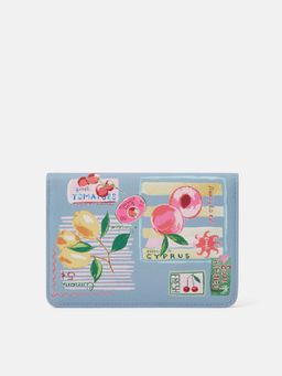 Accessorize London - Women's Blue Summer Printed Passport Holder