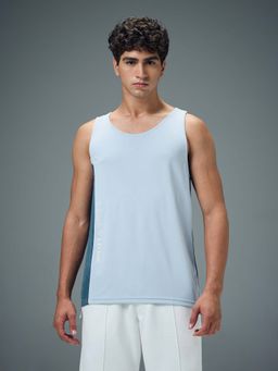 Technosport - Men Colorblock Slim Fit Scoop Neck Sports Innerwear Vest with TECHNOCOOL+