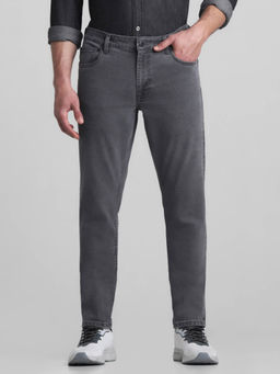 Jack & Jones - Grey Slim Fit Stretch Jeans