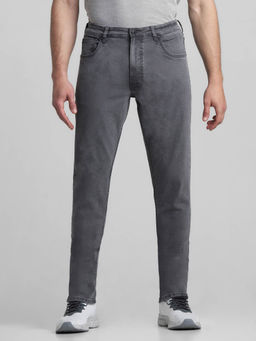 Jack & Jones - Grey Slim Fit Stretch Jeans