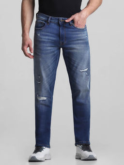 Jack & Jones - Blue Slim Fit Stretch Jeans