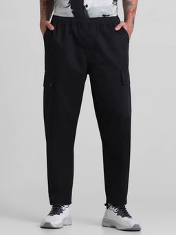 Jack & Jones - Black Regular Fit Cargo Pants
