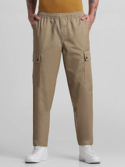 Jack & Jones - Brown Regular Fit Cargo Pants