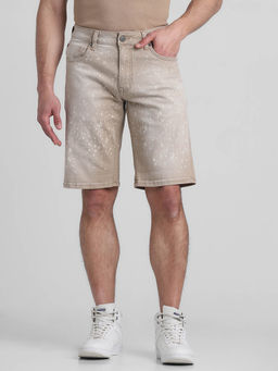Jack & Jones - Brown Regular fit Stretch Shorts