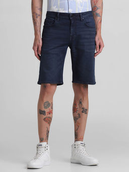 Jack & Jones - Blue Regular Fit Stretch Shorts