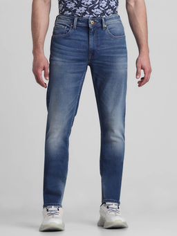 Jack & Jones - Blue Slim Fit Stretch Jeans