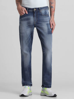 Jack & Jones - Blue Regular Fit Stretch Jeans