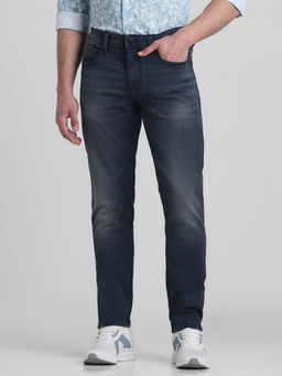Jack & Jones - Blue Slim Fit Stretch Jeans