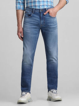 Jack & Jones - Blue Skinny Fit Stretch Jeans