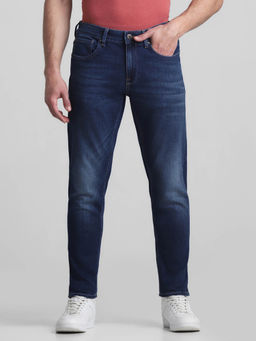 Jack & Jones - Blue Slim Fit Stretch Jeans
