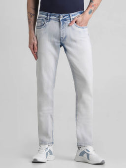 Jack & Jones - Light Blue Slim fit Stretch Jeans