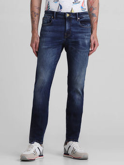 Jack & Jones - Blue Slim Fit Stretch Jeans