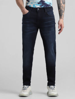 Jack & Jones - Blue Skinny Fit Stretch Jeans