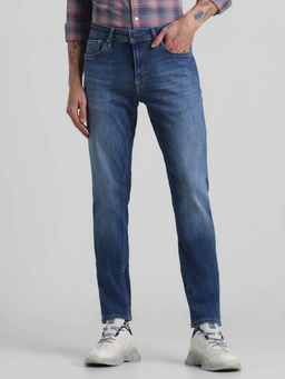 Jack & Jones - Blue Skinny Fit Stretch Jeans