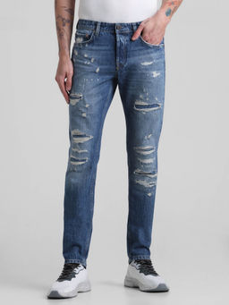Jack & Jones - Blue Slim Fit Jeans