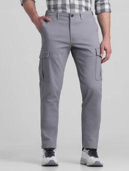 Jack & Jones - Grey Slim fit Stretch Pants