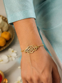 Digital Dress Room - Ganesh and Om Rakhi Bracelet