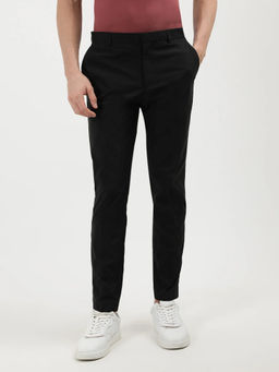 Calvin Klein - Black Skinny Fit Solid Mid Rise Trouser