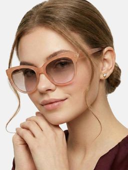 Carlton London - Women Nude Toned Pink Uv Protected Lens Cat Eye Sunglasses
