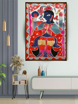 The Art House - Abstract Painting Multicolor (40X30 Inches)