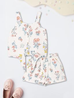 max - Off White Printed Regular Cotton Co-Ord Set