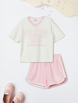 max - Multi-Color Printed Regular Polyester Blend Co-Ord Set